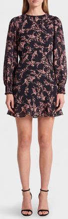 Twinset Mini abito a tubino in viscosa con stampa floreale