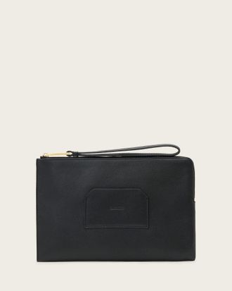 AllSaints Joshi Hex Leather Wallet