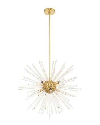 Livex Lighting Livex Utopia 8 Lt Satin Brass Pendant Chandelier