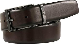 Joop Wendeg&uuml;rtel JOOP, Herren, Gr. 11,5, schwarz, schwarz braun, Rindsleder, G&uuml;rtel Wendeg&uuml;rtel, aus seidenglattem Rindsleder, zum wenden, zweifarbig, 3,5 