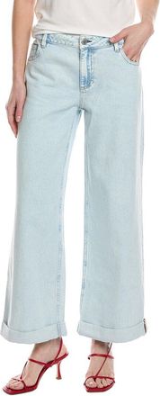 Alice & Olivia Alice + Olivia Duncan Roll Cuff Boyfriend Jean