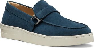 Stuart Weitzman Hamptons Buckle Loafer in Navy. at Nordstrom Rack, Size 10.5
