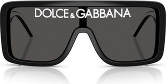 Dolce & Gabbana Sunglasses Dg6204 L50187 Black/Dark Grey Unisex