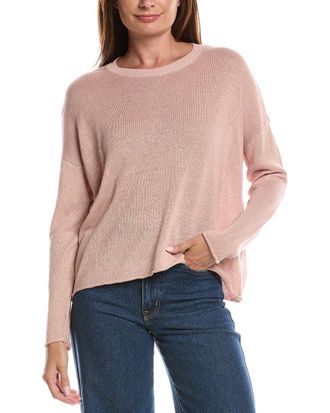 Eileen Fisher Eileen Fisher Crewneck Linen-Blend Sweater