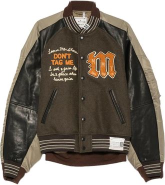 Miharayasuhiro Embroidered Panelled Jacket