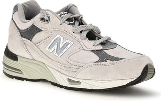 New Balance Womens Made Uk 991v1 Sneakers Grey B Upper: Suede; Sole: Rubber