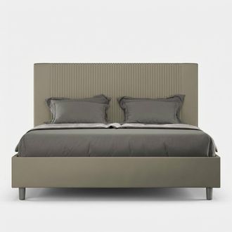 Les Tendances Cama Matrimonio Contenedor 160x200 Moderno Polipiel Goya M1 - Marr&oacute;n