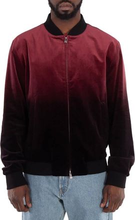 HUGO BOSS Hanry Ombre Velvet Bomber Jacket