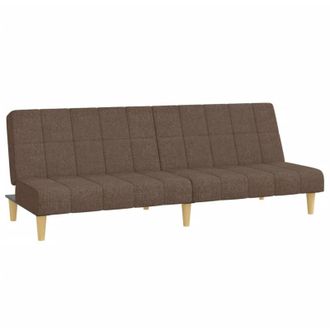 vidaXL Sof&aacute; Cama De 2 Plazas Tela Gris Taupe Vidaxl
