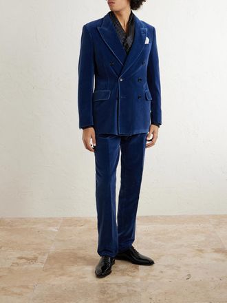 Tom Ford Cotton-Velvet Tuxedo Jacket