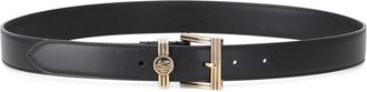 Etro Leren Riem - Dames - Riemen - Zwart - 100 CM - Leer - Accessoires