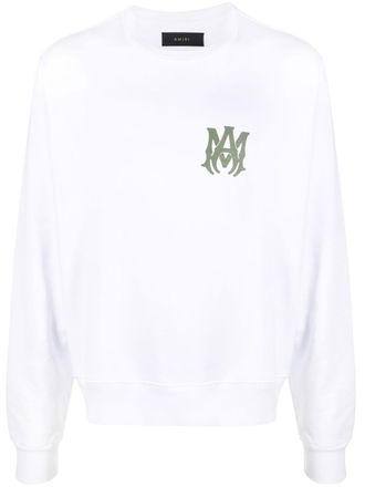 Amiri logo-print cotton sweatshirt - men - Cotton - L - White