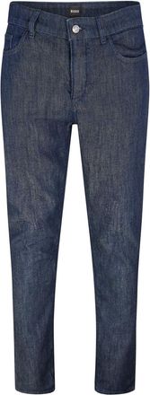 HUGO BOSS Mens 1 Bf 10256521 02 Slim Fit Jeans in Dark Blue - Size 36W/30L
