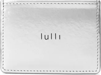 Lulli Porte-cartes Lulli Simili Cuir Argenté