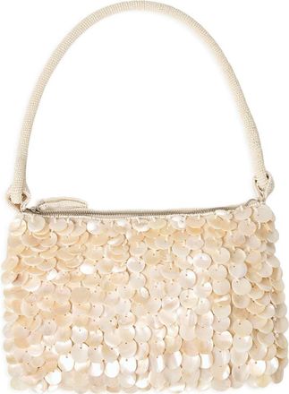 L*Space Campbell Embellished Shoulder Bag in Cream at Nordstrom