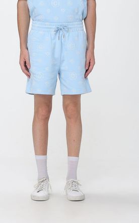 Casablanca Shorts in cotone con coulisse in vita e stampa monogram
