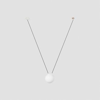 Netlighting Mine 1 Light White Suspension Pendant E27