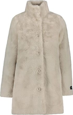 Rino&Pelle Nonna 71 - Dames - Mantel - Grijs - S - Polyester - Jassen