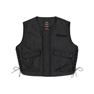 Alpha Industries M-1952A Vest - Heren - Bodywarmers - Zwart - L - Nylon - Jassen