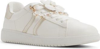 Aldo Chic Sneaker in White Combo at Nordstrom, Size 8.5