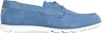 Timberland Heren Grafton Bay su&egrave;de moc-toe platte loafers (Donkerblauw)