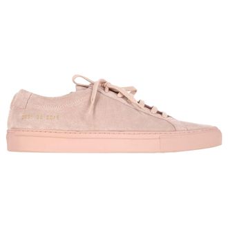 Common Projects Woman by Common Projects Achilles Sneakers in Pink Suede