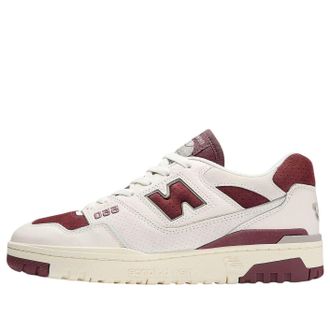 New Balance 550 Sea Salt Classic Crimson BB550LEZ