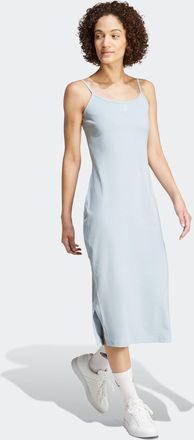 adidas Shirtkleid ADIDAS SPORTSWEAR W ALL SZN DRESS, Damen, Gr. XS, N-Gr, blau (wonder blau), Obermaterial: 45% Baumwolle, 45% Viskose, 10% Elasthan, Kleider