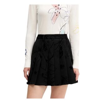 Desigual Rokken, Dames, Zwart, XL, Polyester, Flock Rok
