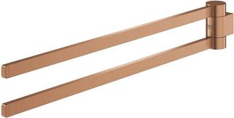 GROHE Selection Handdoekhouder - 40cm - dubbel - draaibaar - brushed warm sunset
