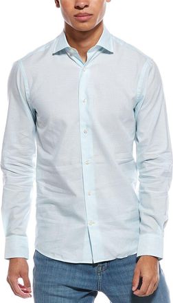 Robert Talbott Micro Linen-Blend Shirt