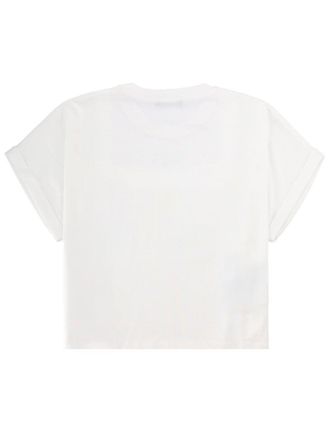 Balmain Logo-Embroidered Cotton T-Shirt - White