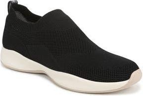 Life Stride Upbeat Slip-On Sneaker in Black Engineered Knit at Nordstrom Rack, Size 6.5