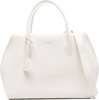 Coccinelle Borsa Lord media con manico - Bianco