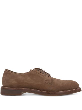 Brunello Cucinelli Su&egrave;de derby schoenen - Bruin