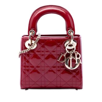Dior Pre-owned Dior Mini Patent Cannage Lady Dior Ladies 56T0RJHHEGVX00PL