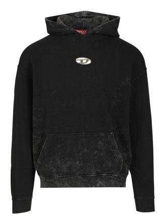 Diesel S-Boxt-Hood-T10 Sweatshirts Nero-Uomo