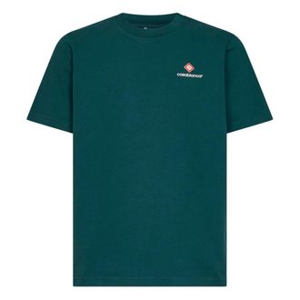 Casablanca T-shirts en Poloshirts - Heren - T-shirts - Groen - XL - Katoen - Tops