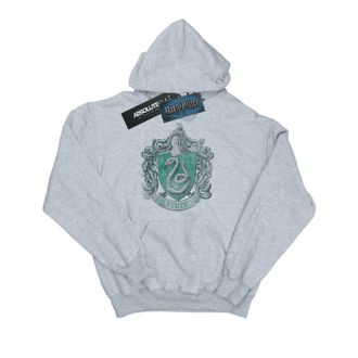Harry Potter Heren Slytherin Katoenen Hoodie (Sportgrijs)