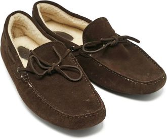 Tod's Mocassini da barca in pelle scamosciata - Marrone