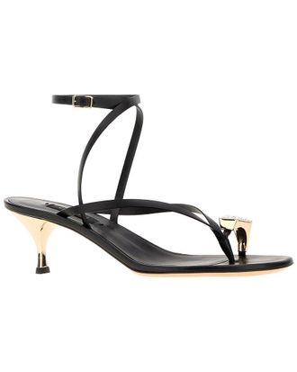 Casadei Leather Thong Sandal