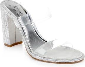 Badgley Mischka Lucero Sandal in Clear at Nordstrom Rack, Size 6.5