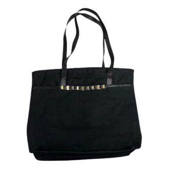Ferragamo Pre-owned Tote Bags, female, Black, Size: ONE SIZE Pre-owned Fabric Tote Bag