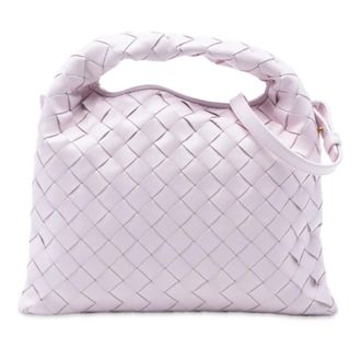 Bottega Veneta Pre-owned Bottega Veneta Mini Calfskin Intrecciato Hop Satchel Ladies A01015546M