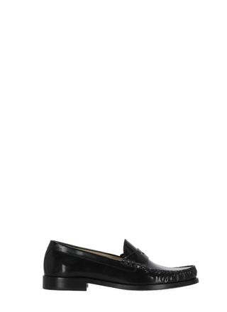 Stuart Weitzman Black Lottie Loafer Leather Loafers