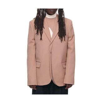 Botter Kostuums, Heren, Bruin, L, Wol, Dive Blazer Met Extra Voorpand Duiksluiting