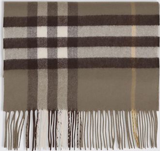 Burberry Sciarpa Burberry in cashmere con motivo check