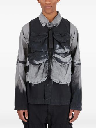 Nemen Gilet con zip - Grigio