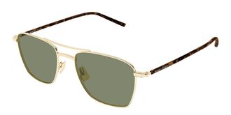 Saint Laurent SL 866 003 Mens Sunglasses Gold Size 53 - Free RX Lenses - Free RX Lenses