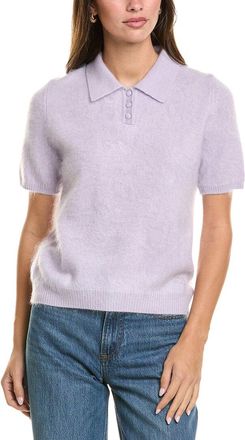 Rag & Bone Rag & Bone Jada Brushed Cashmere Polo Sweater